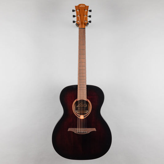 LAG T70A-B&B Tramontane Auditorium Acoustic Guitar, Black & Brown