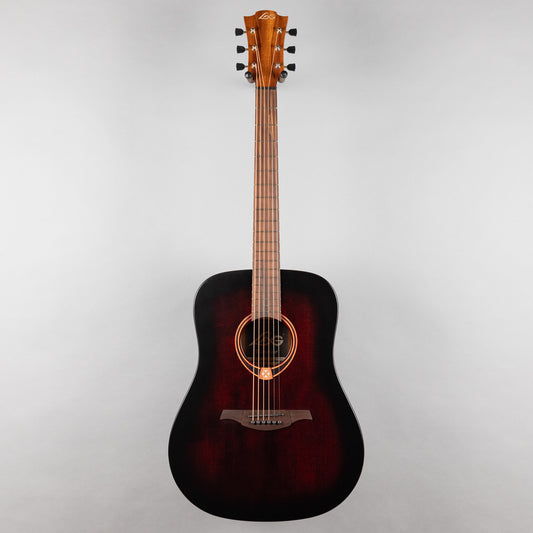 LAG T70D-B&B Tramontane Dreadnought Acoustic Guitar, Black & Brown