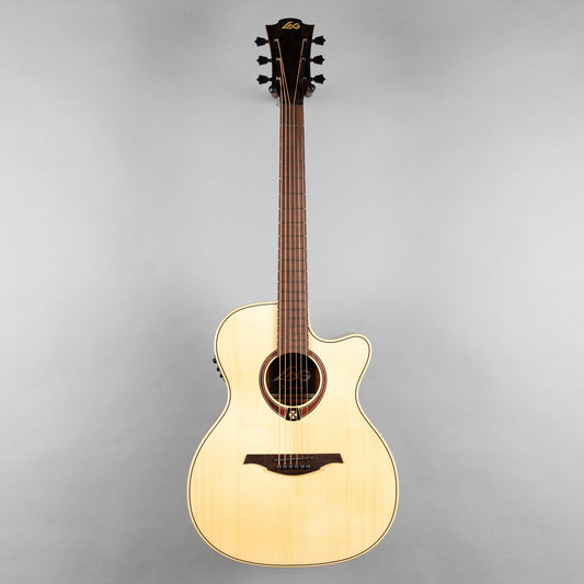LAG T88ACE Tramontane Auditorium Cutaway Acoustic Guitar, Natural