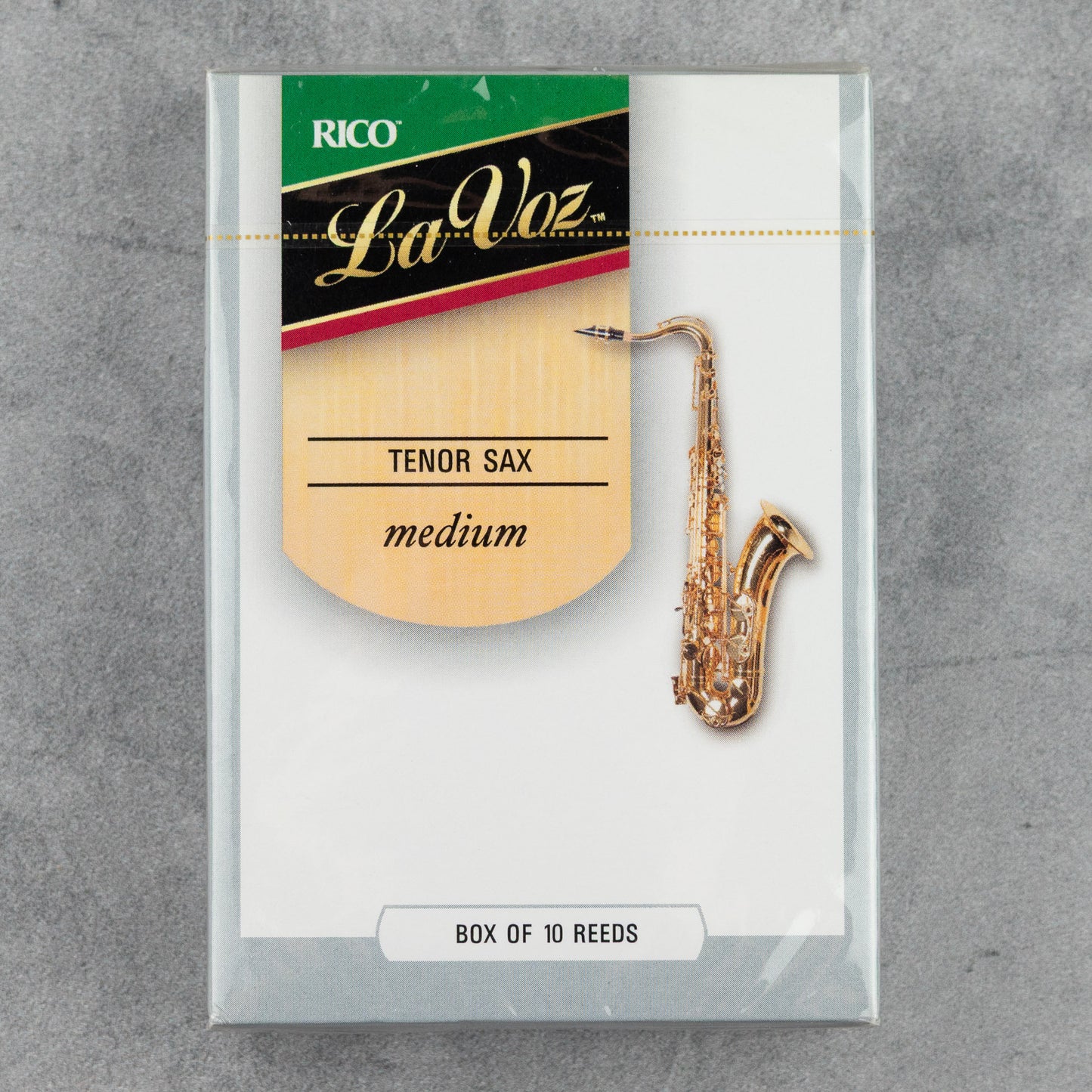 La Voz Tenor Sax Reeds, Medium (Box of 10)