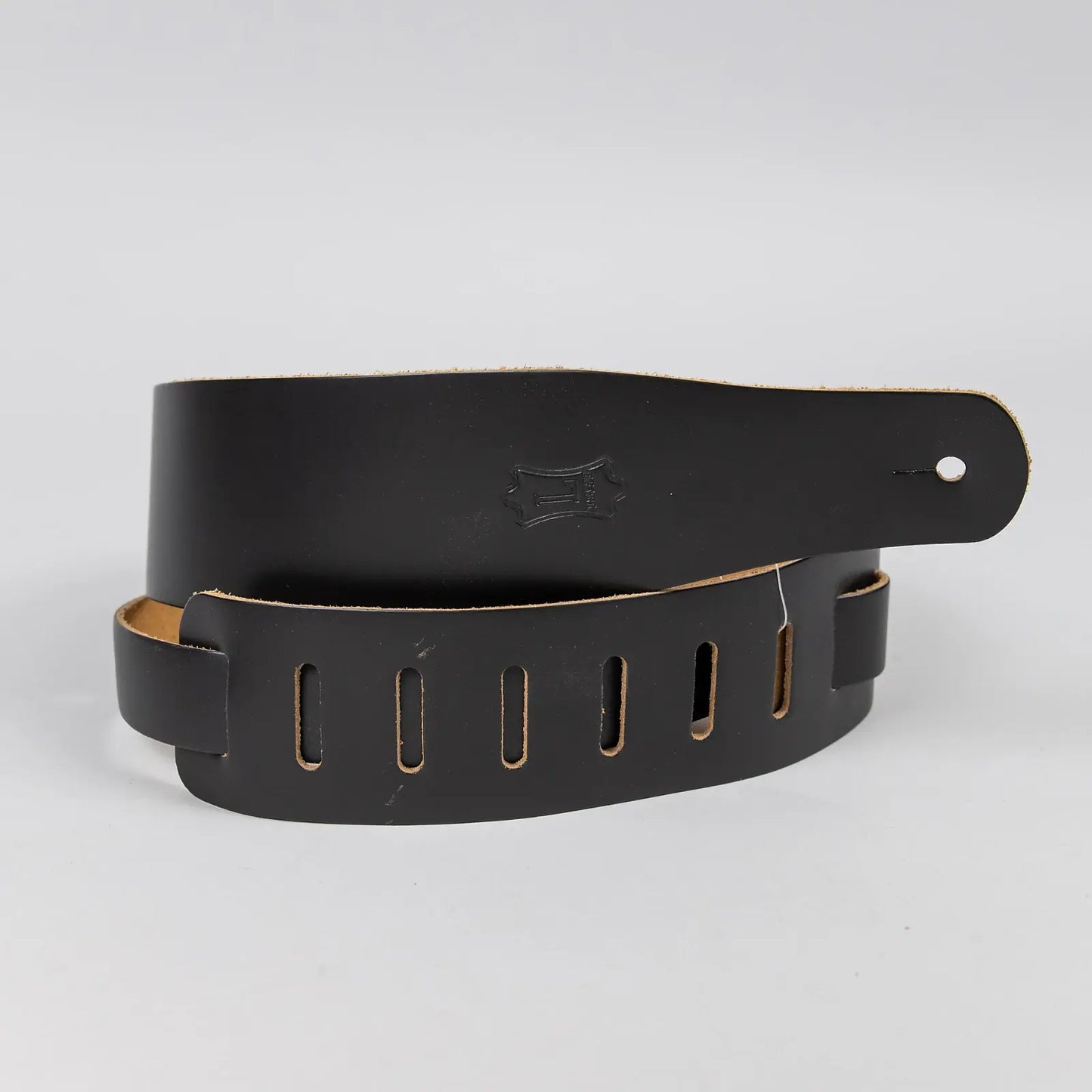 Levy's M26-BLK Classic Series Leather Guitar Strap in Black
