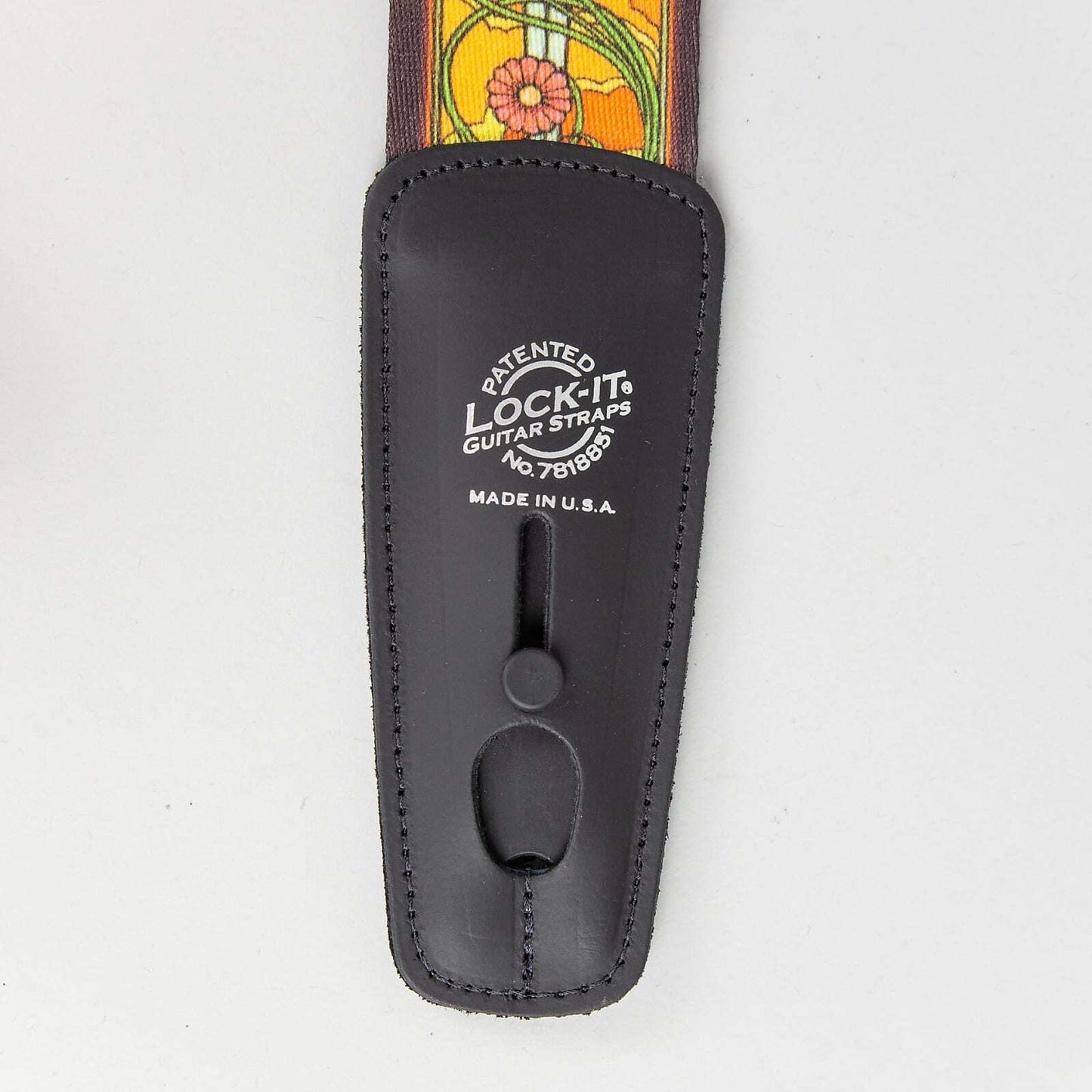 Lock-It Bob Masse Series 2" Soft Plush Poly Guitar Strap, Mythical Swords