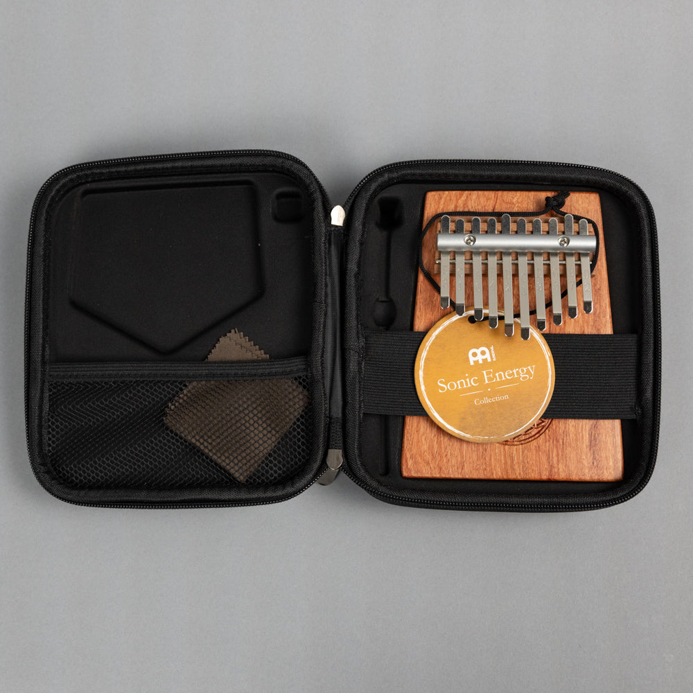 Meinl Sonic Energy KL1002FOL 10-Note Solid Kalimba, Flower of Life, Zambesi Redwood