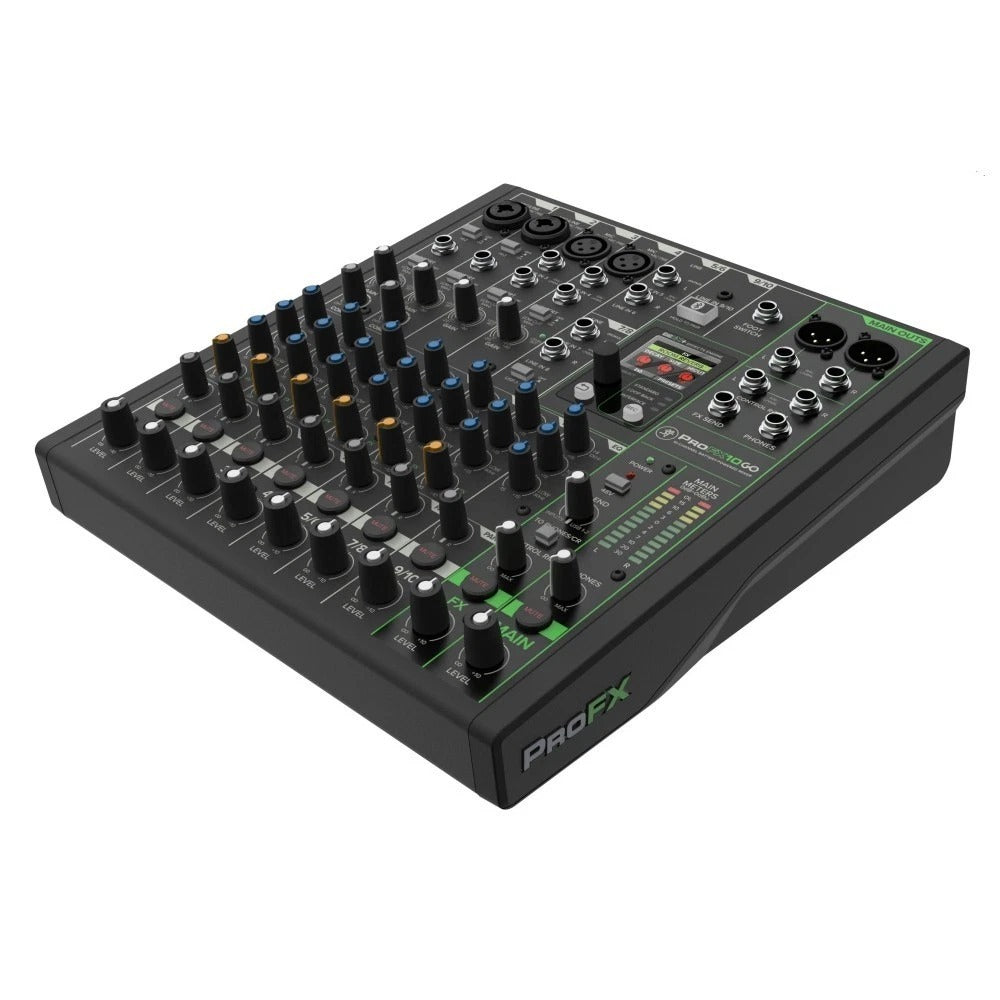 Mackie ProFx10 GO 10-Channel Battery Powered Analog Mixer
