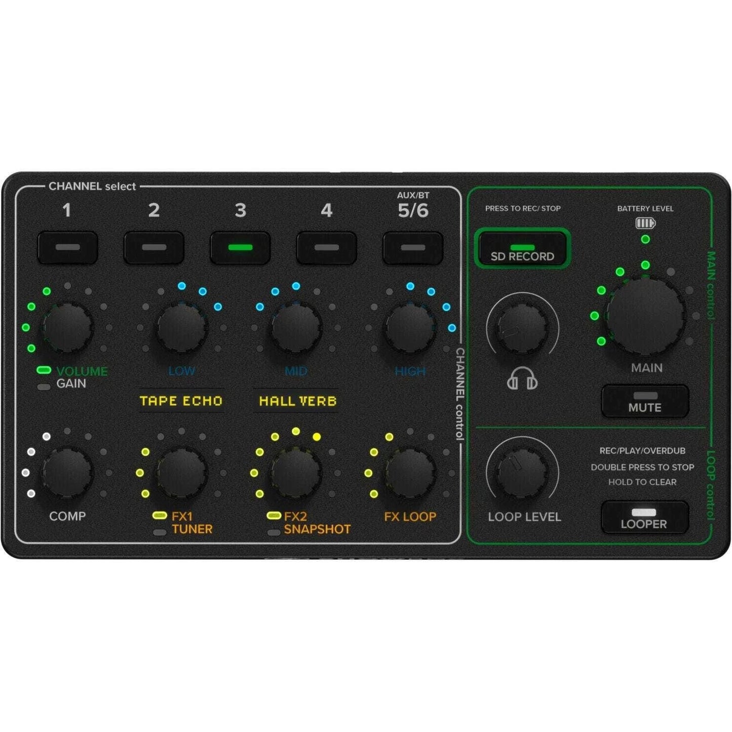 Mackie ShowBox Battery Powered All-In-One Performance Rig with Breakaway Mix Control