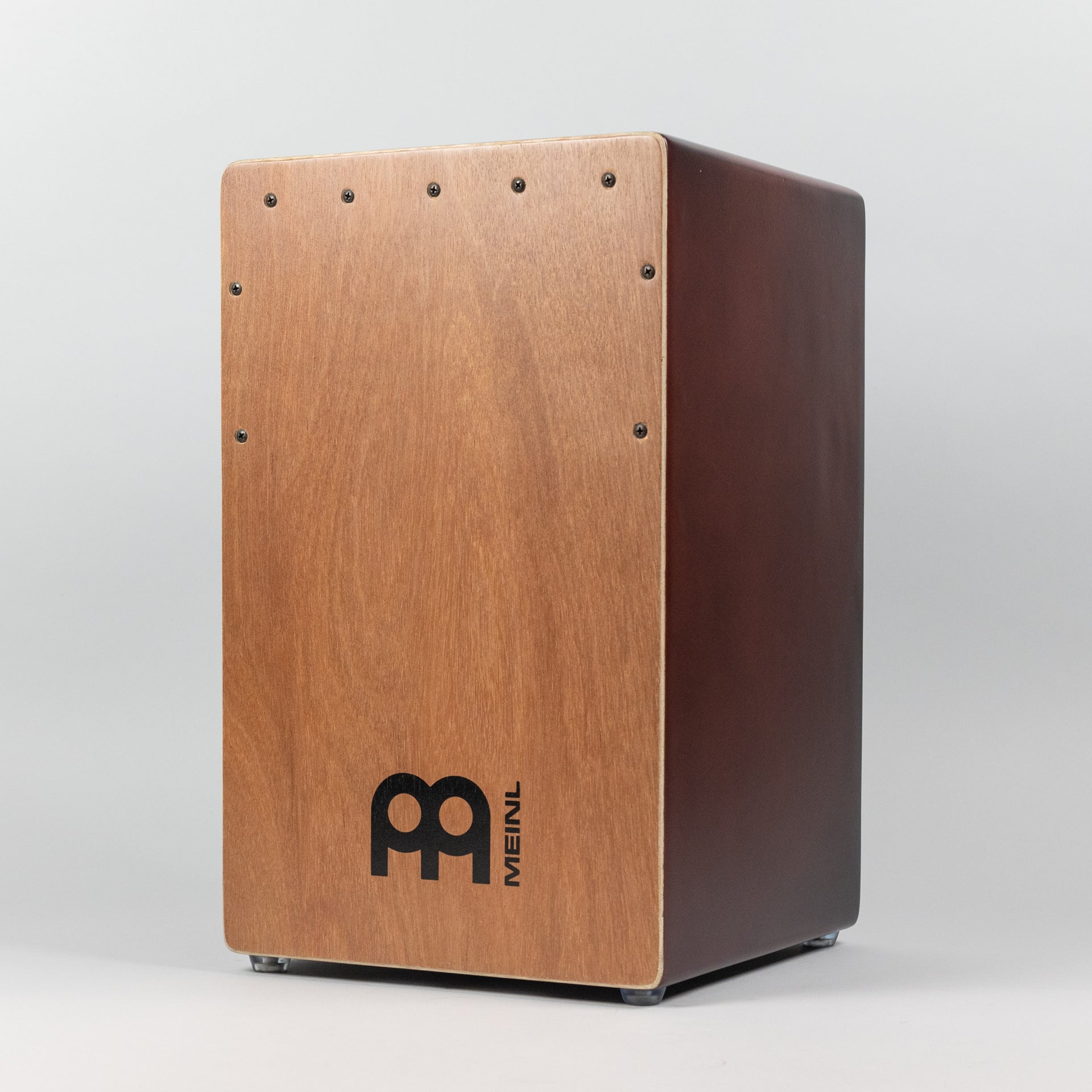 Meinl Backbeat Bass Cajon, Natural Luaun Frontplate and Wine Red
