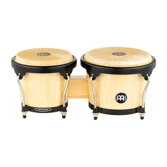 Meinl HB100NT Headliner Series Wood Bongo, 6 3/4" Macho & 8" Hembra, Natural