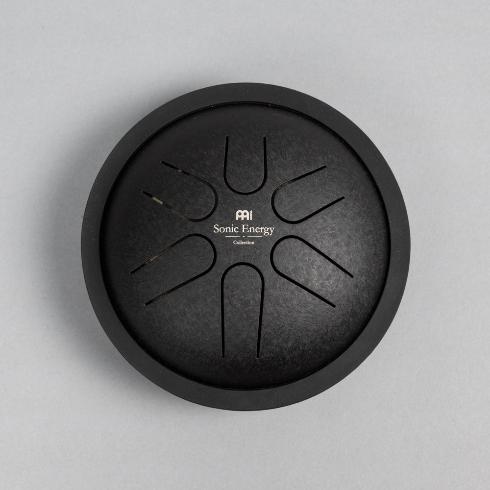 Meinl Sonic Energy MSTD1BK 6" Mini Steel Tongue Drum, C Major, Black