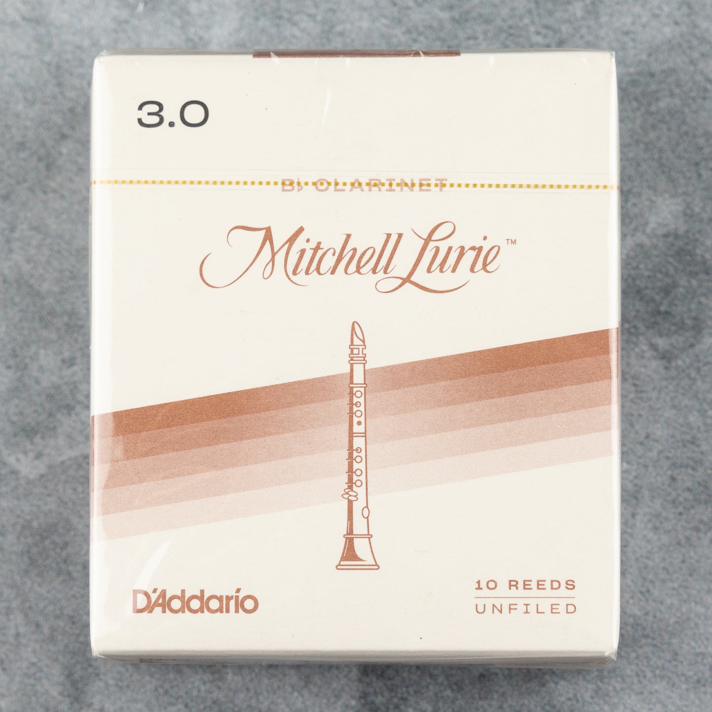 Mitchell Lurie Bb Clarinet Reeds, Strength 3.0 (Box of 10)