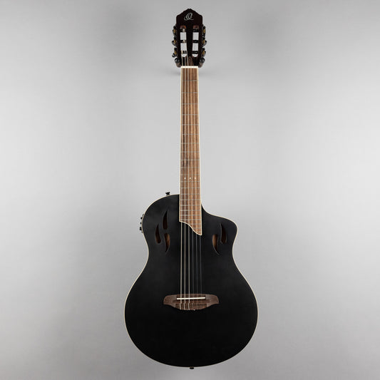 Ortega TourPlayer Nylon String Guitar in Black