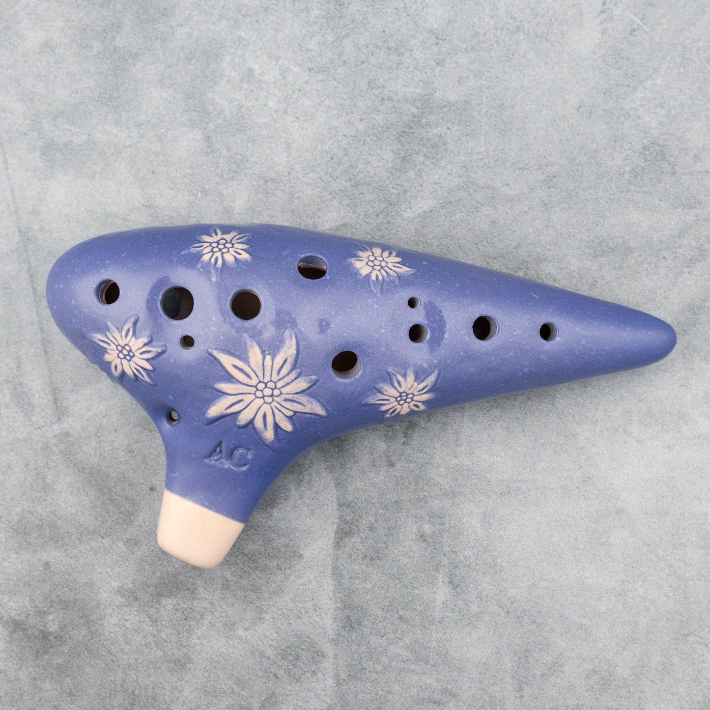 Songbird Pastoral Alto C Ocarina, Blue