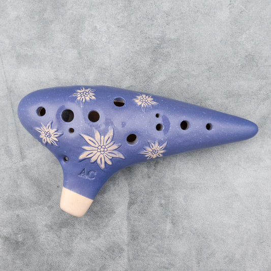 Songbird Pastoral Alto C Ocarina, Blue