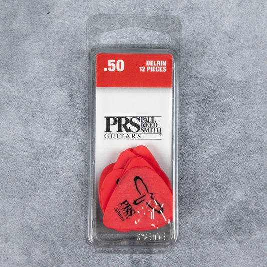 Paul Reed Smith Delrin Picks - Red 0.50mm (12-Pack)
