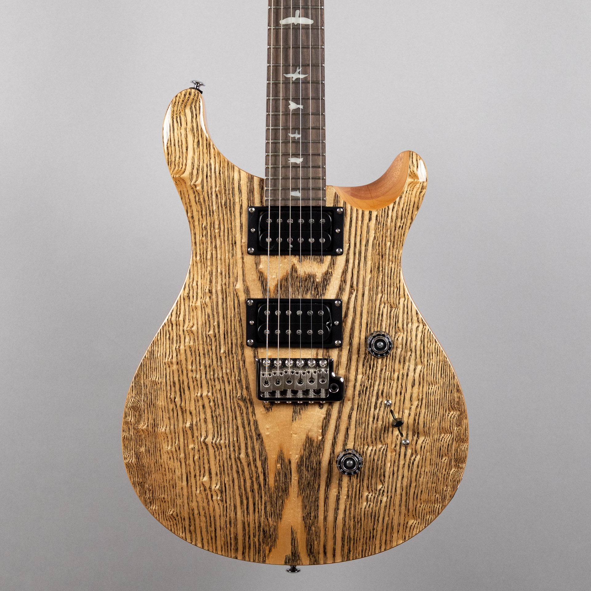 極美品　PRS Custom SE24 Exotic Burled Ash PRS SE Exotic Custom 24 Swamp Ash Burl Electric Guitar