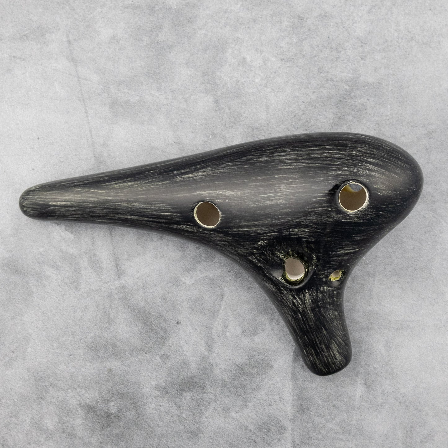 Songbird Sonoro Alto C 12-Hole Ocarina, Brushed Black Glaze