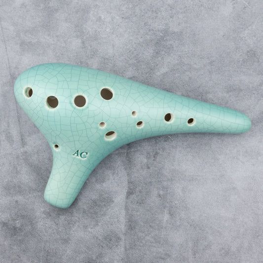 Songbird Sonoro Alto C 12-Hole Ocarina, Jade Crackle