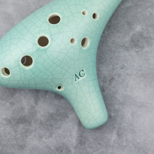 Songbird Sonoro Alto C 12-Hole Ocarina, Jade Crackle