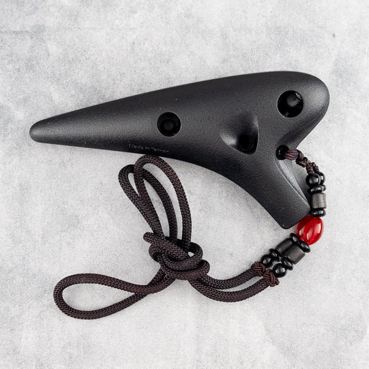 Songbird / Focalink Brio Plastic 12-Hole Soprano C Ocarina, Black