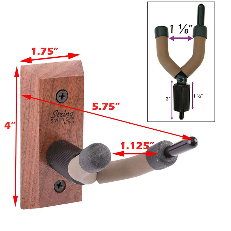 String Swing Wall Mount Violin Hanger