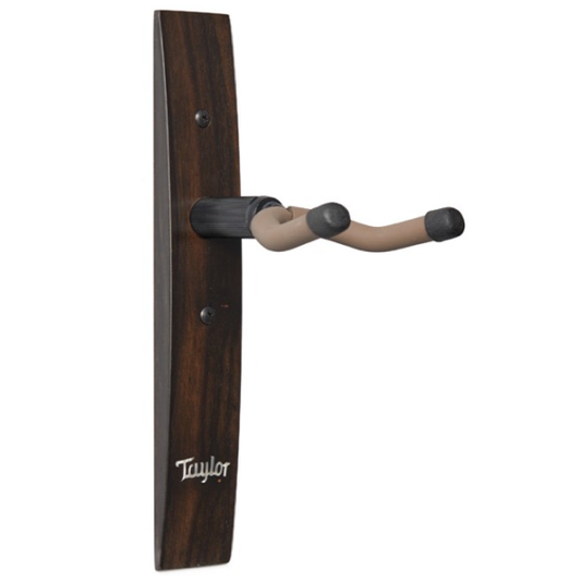 Taylor Ebony Acoustic Guitar Hanger, Taylor Logo, Italian Acrylic Inlay