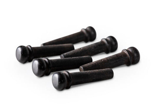 Taylor Ebony Bridge Pins, 6-Pack