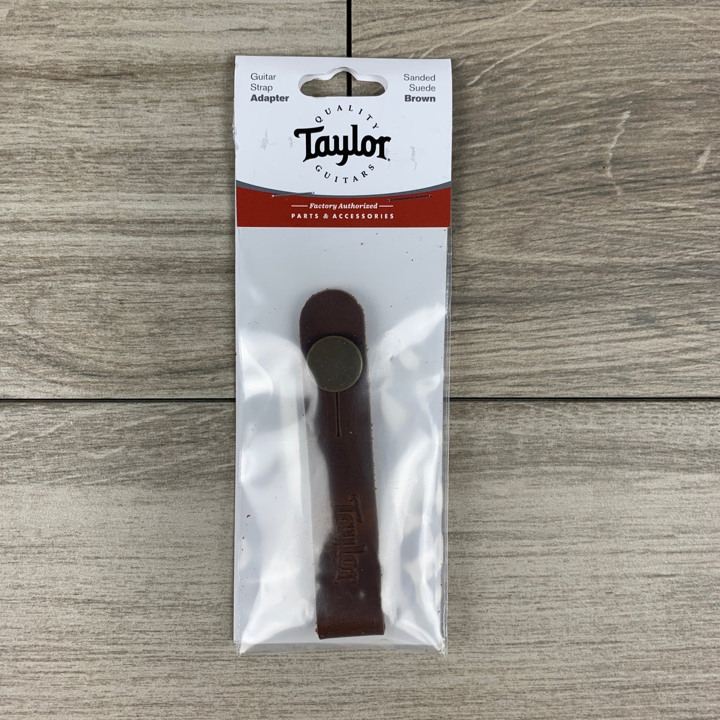 Taylor Guitar Strap Adapter, Medium Brown Nubuck