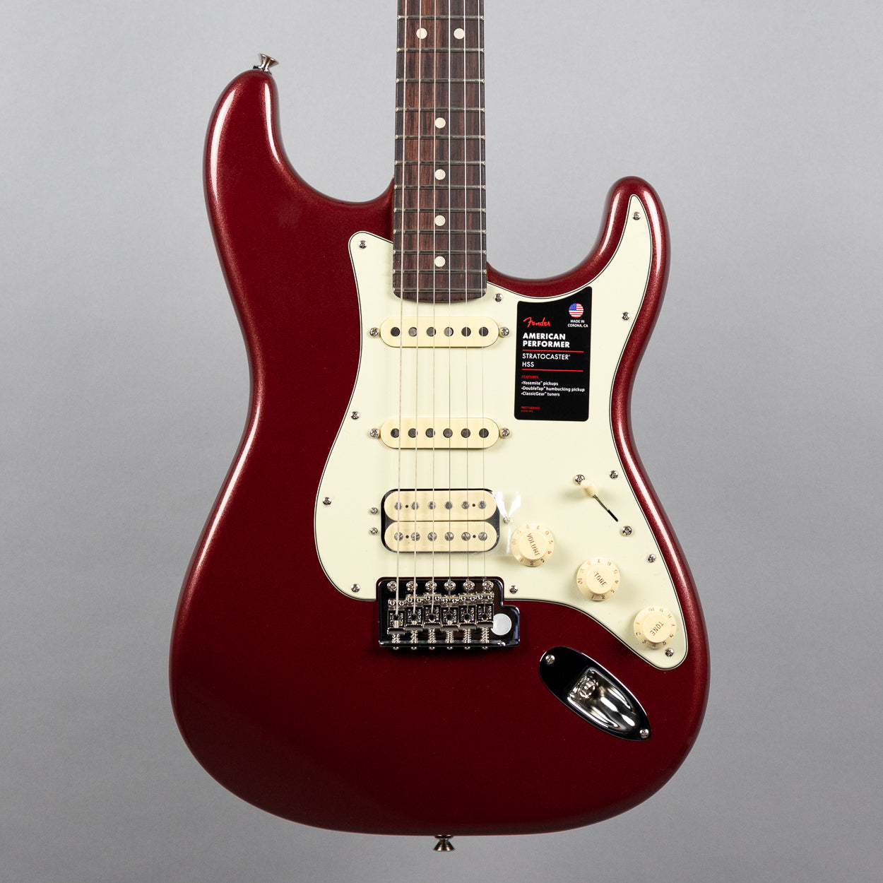 Fender American Performer Stratocaster HSS in Aubergine (US23000110)