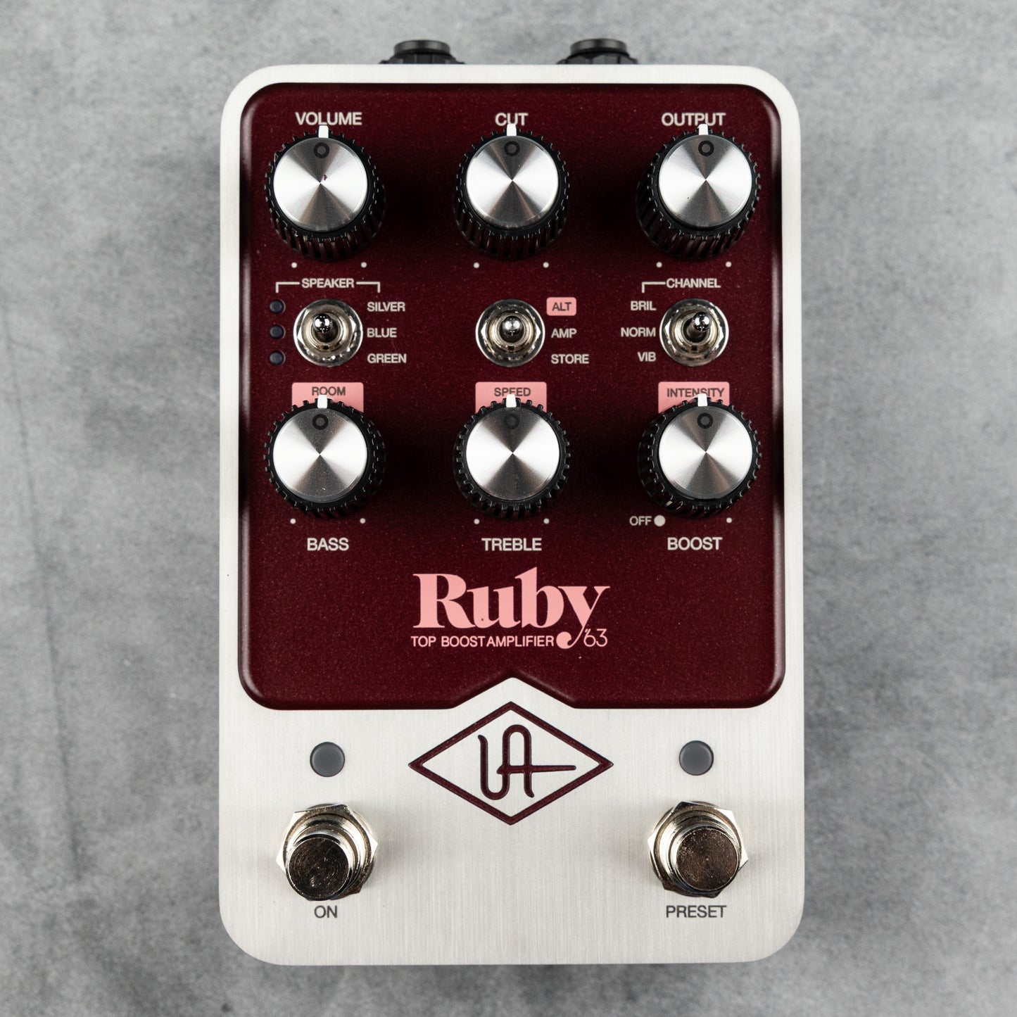 Universal Audio Ruby '63 Top Boost Instrument Amplifier Pedal