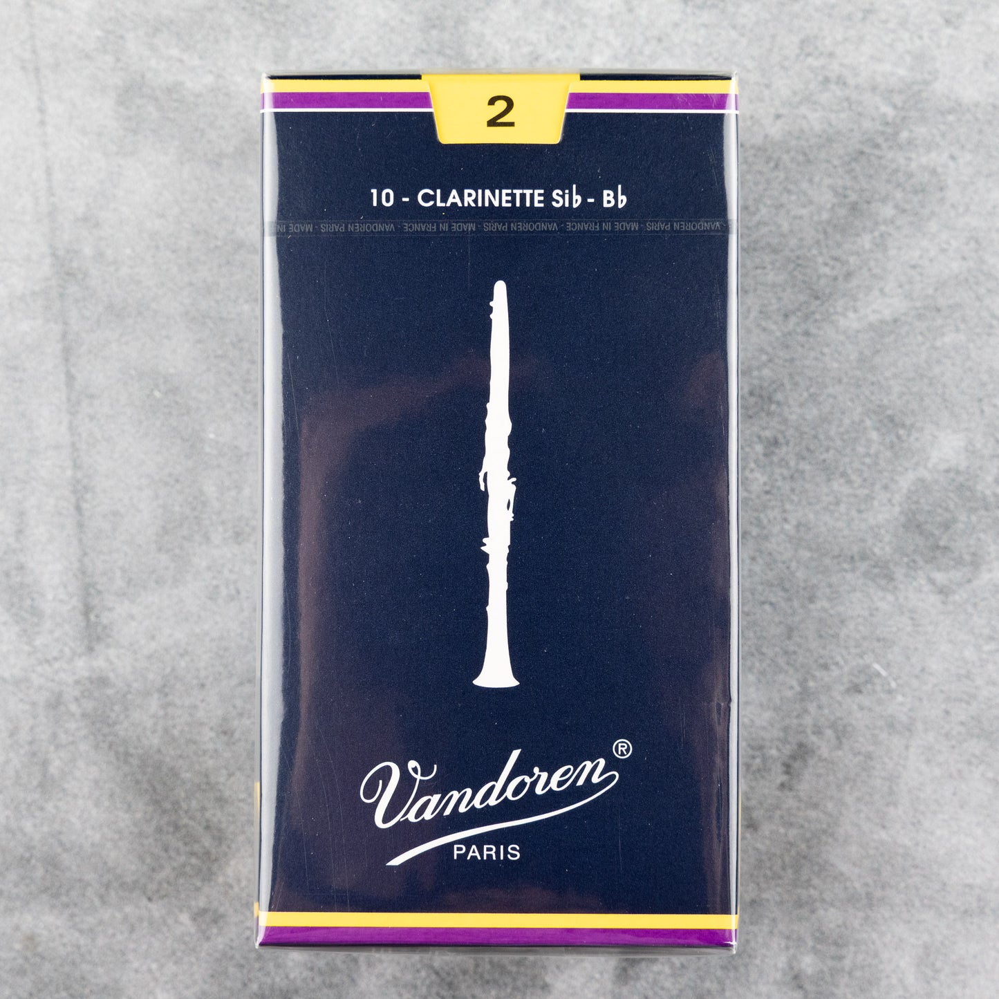 Vandoren Traditional Bb Clarinet Reeds, Strength 2 (Box of 10)