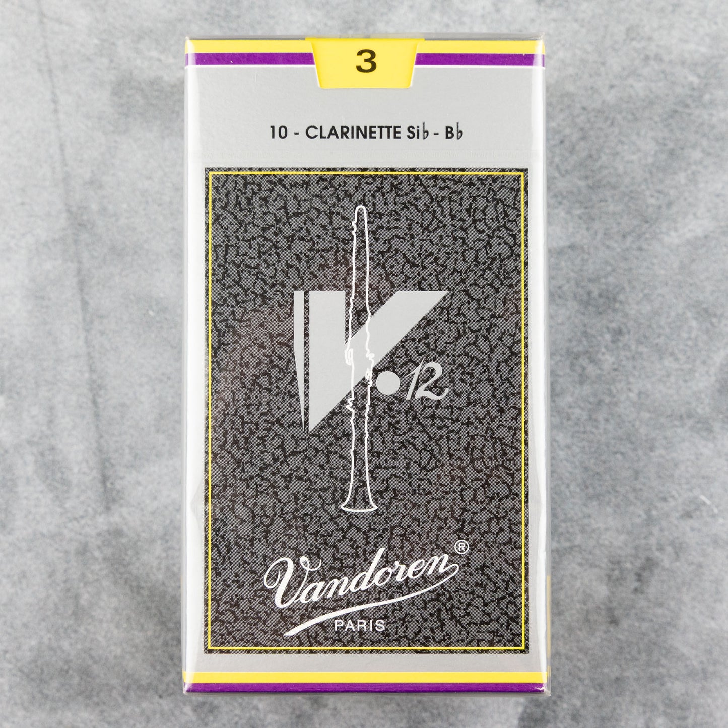 Vandoren V12 Bb Clarinet Reeds, Strength 3 (Box of 10)