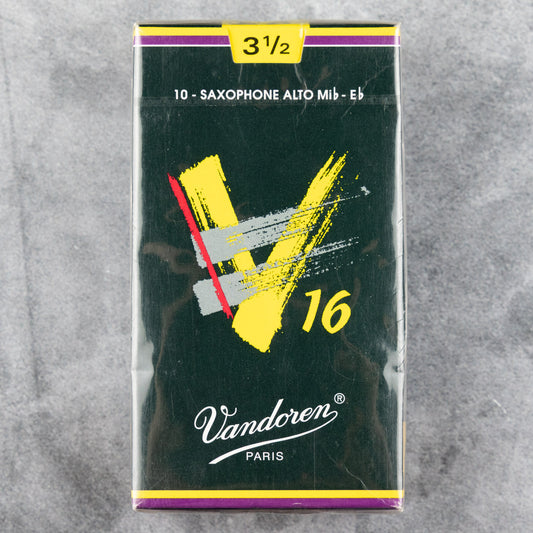 Vandoren V16 Alto Sax Reeds, Strength 3.5 (Box of 10)