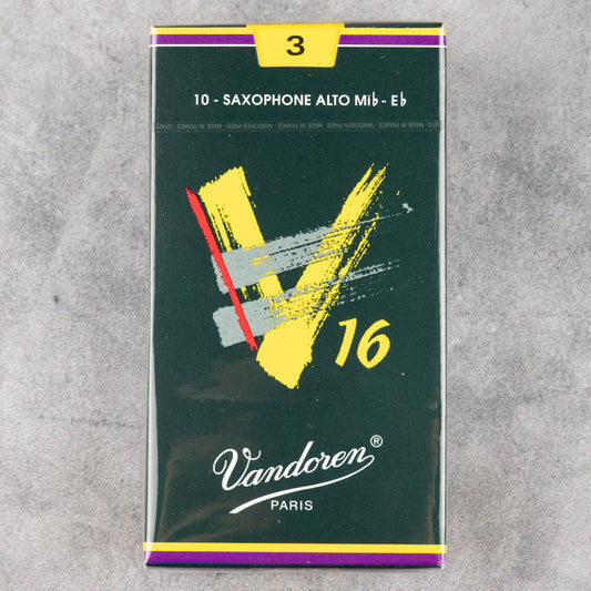 Vandoren V16 Alto Sax Reeds, Strength 3 (Box of 10)