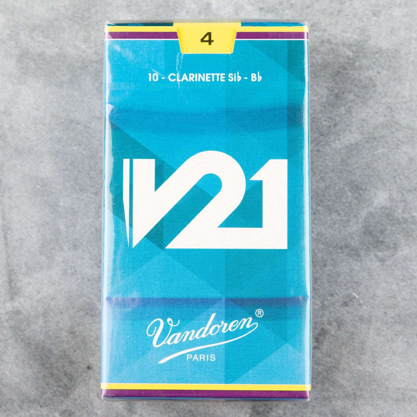 Vandoren V21 Bb Clarinet Reeds, Strength 4 (Box of 10)