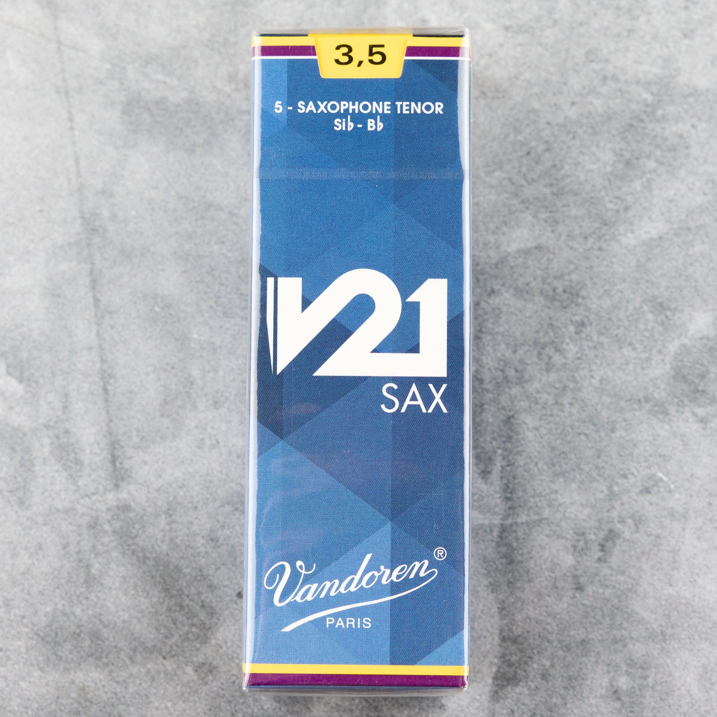 Vandoren V21 Tenor Sax Reeds, Strength 3.5 (Box of 5)