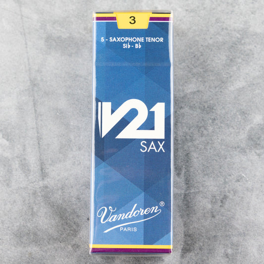 Vandoren V21 Tenor Sax Reeds, Strength 3 (Box of 5)