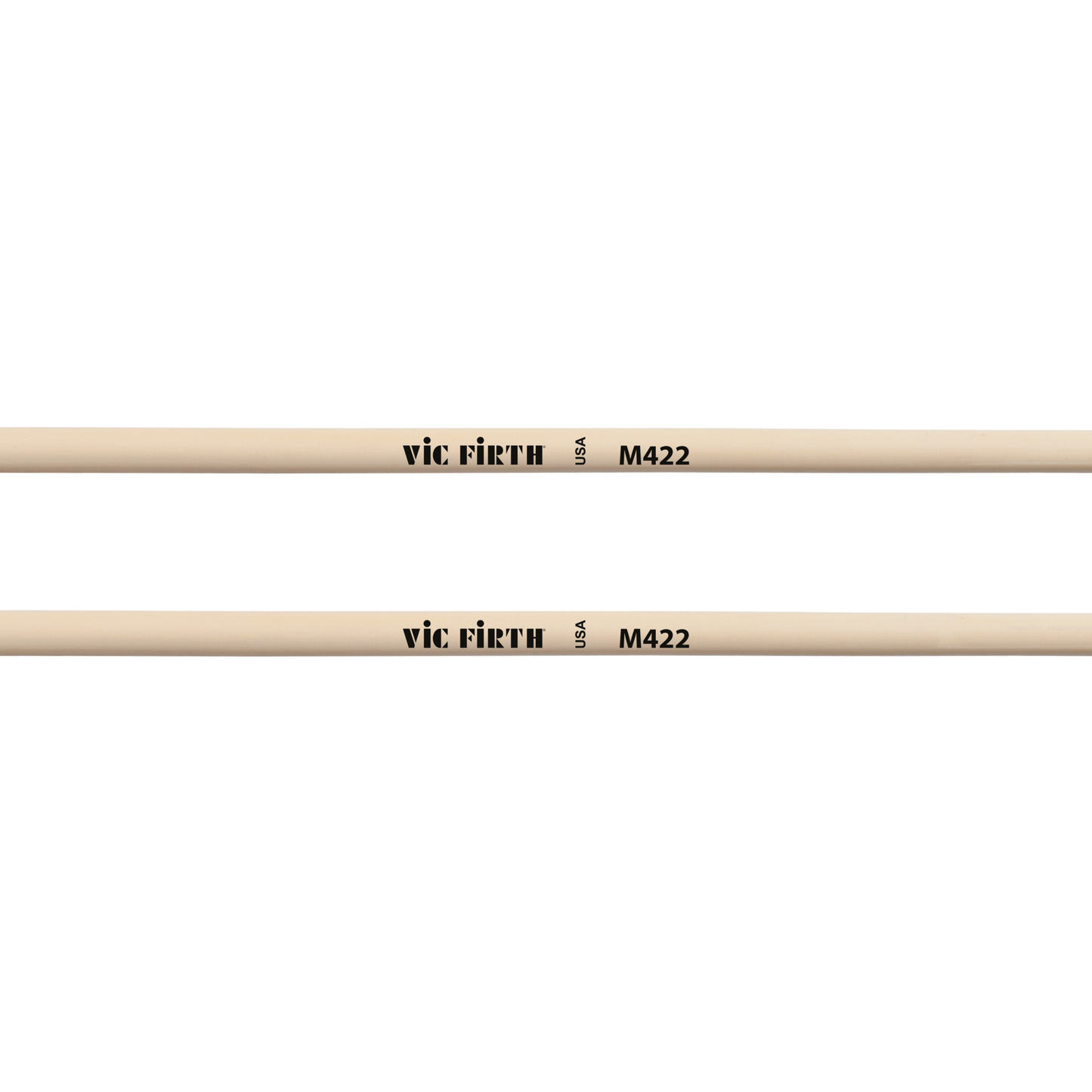 Vic Firth M422 - Articulate Series Keyboard Mallets, 1-1/8" Poly, Round