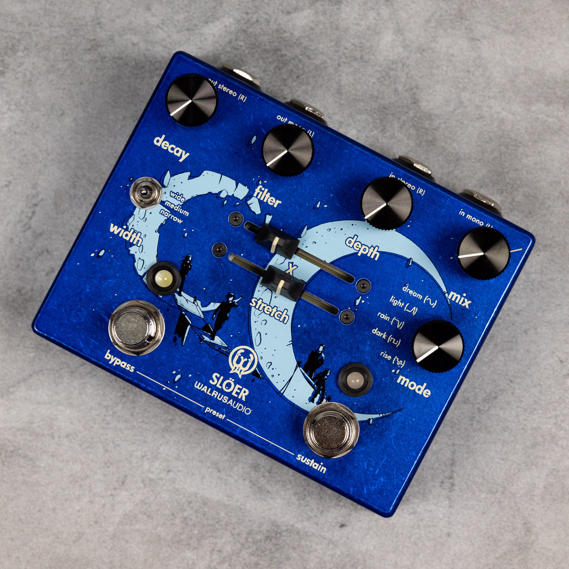 Walrus Audio Slöer Ambient Reverb, Blue