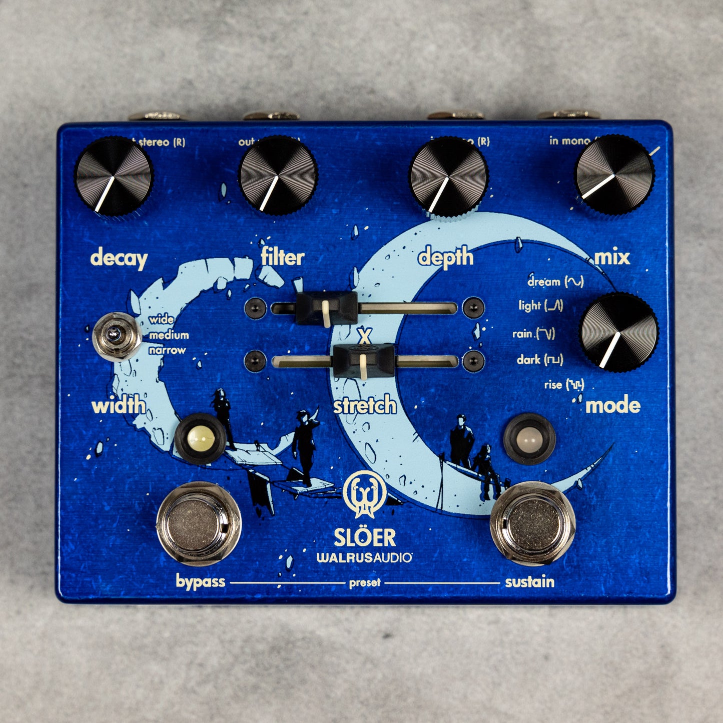 Walrus Audio Slöer Ambient Reverb, Blue