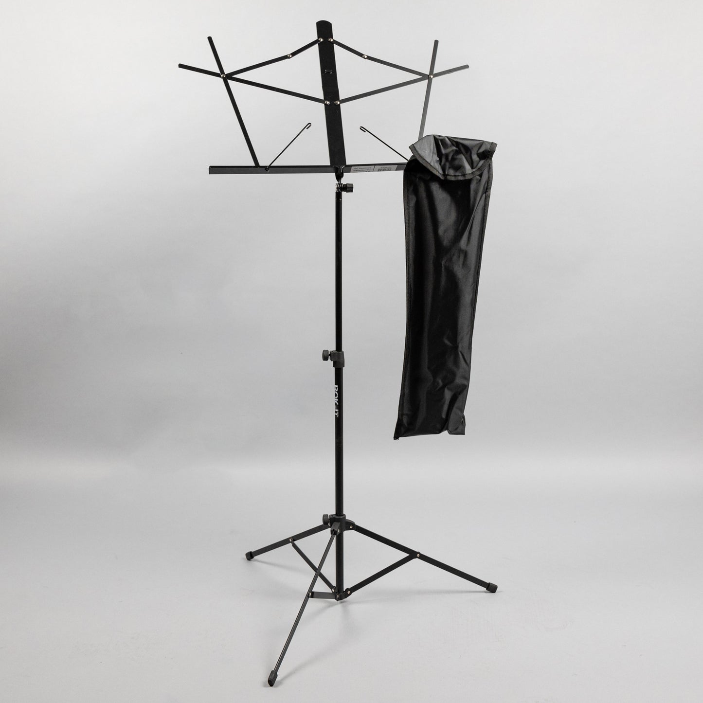 Wire Music Stand, Black W/Bag