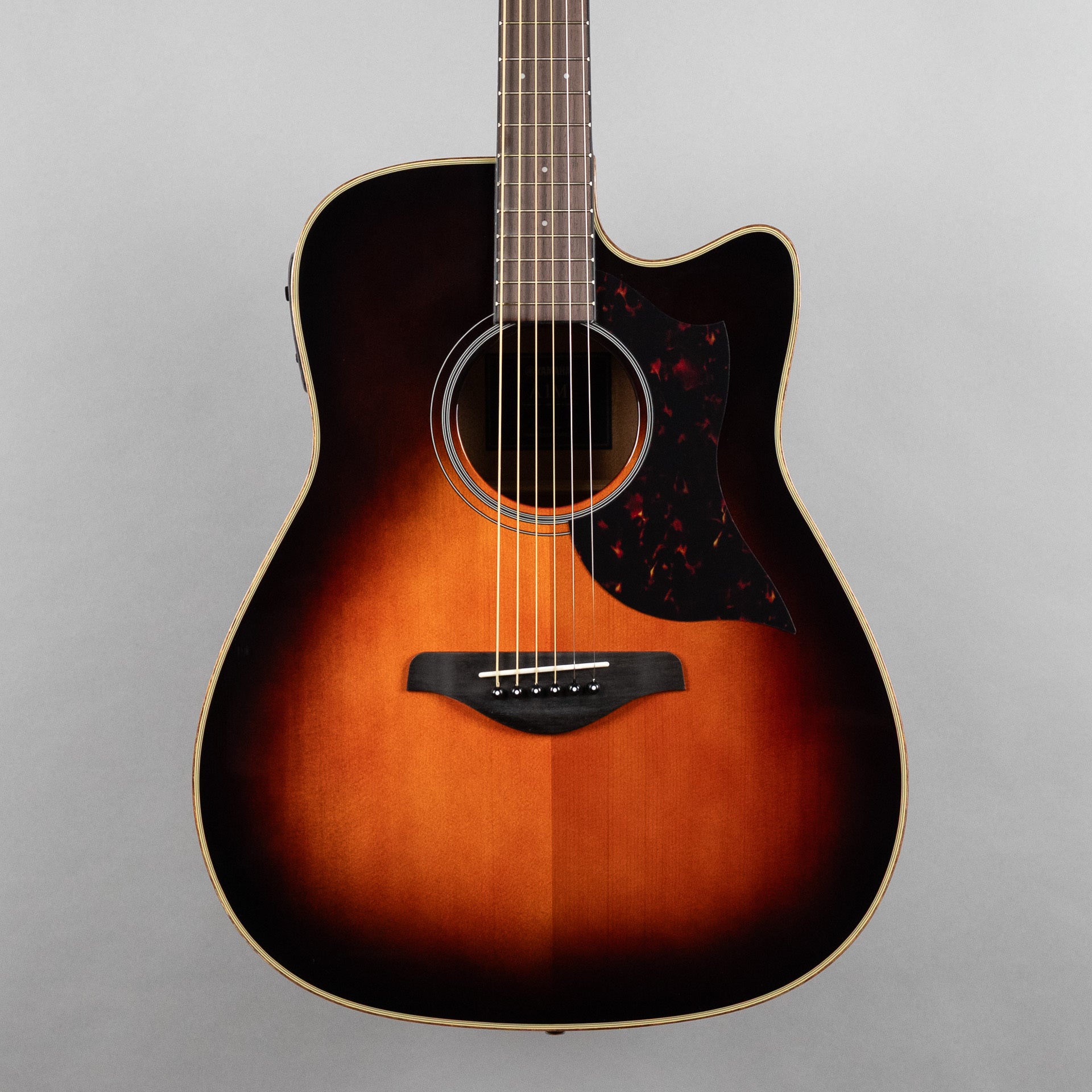 Yamaha A1M A Series Acoustic/Electric Guitar, Tobacco Brown