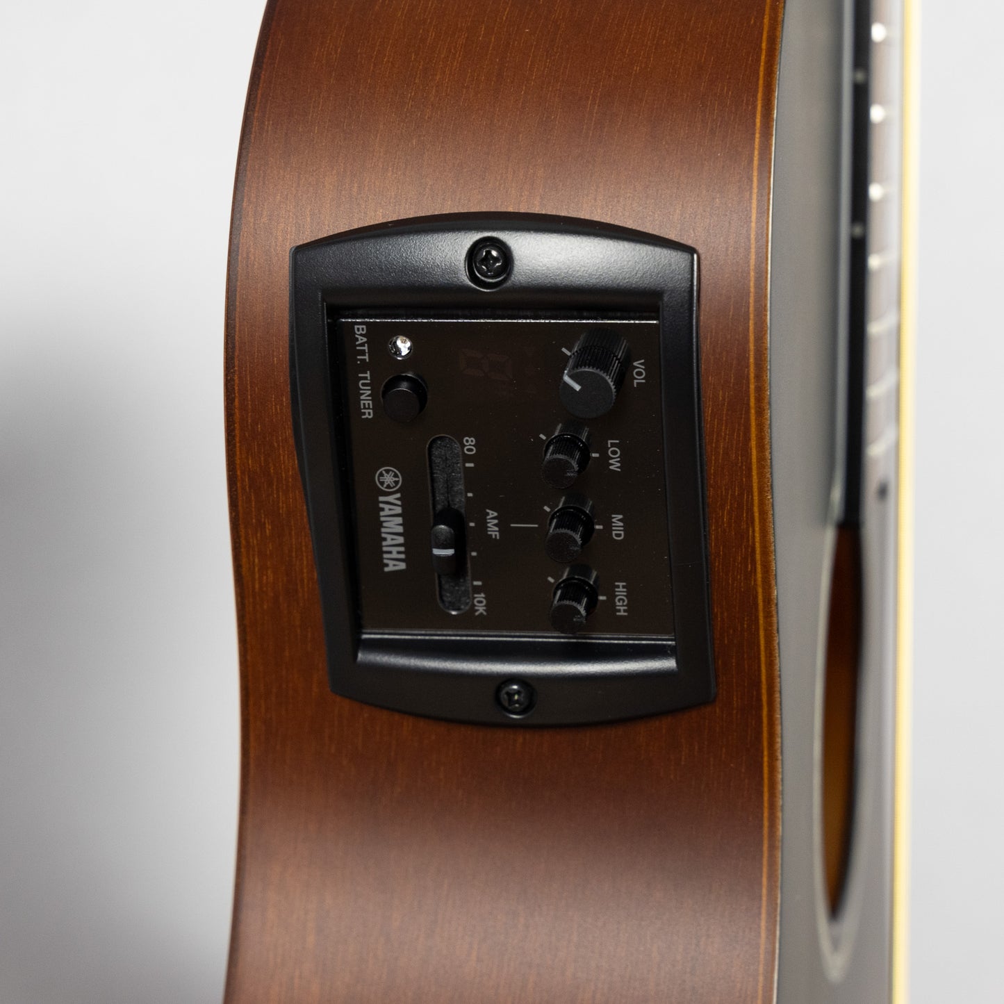 Yamaha APX600M Thinline Acoustic Guitar, Smokey Black (Matte)