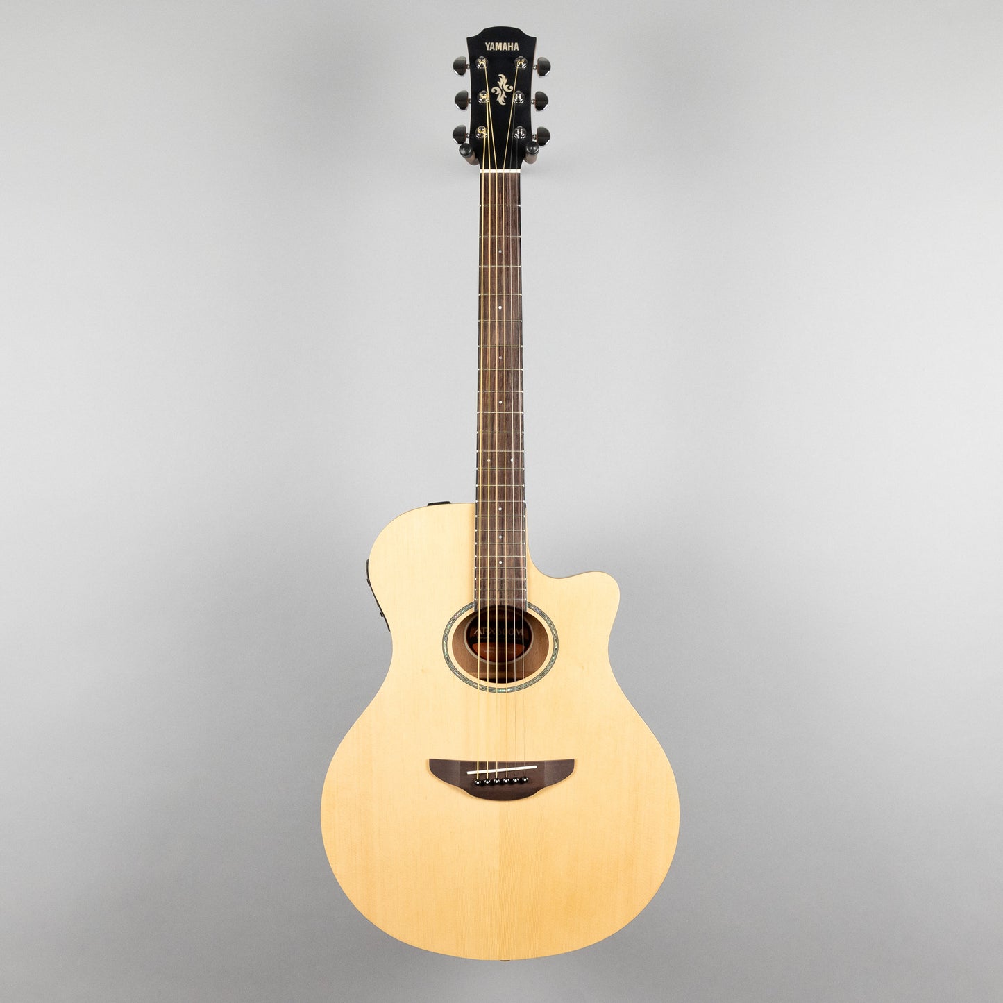 Yamaha APX600M Thinline Cutaway Acoustic Guitar, Natural Satin