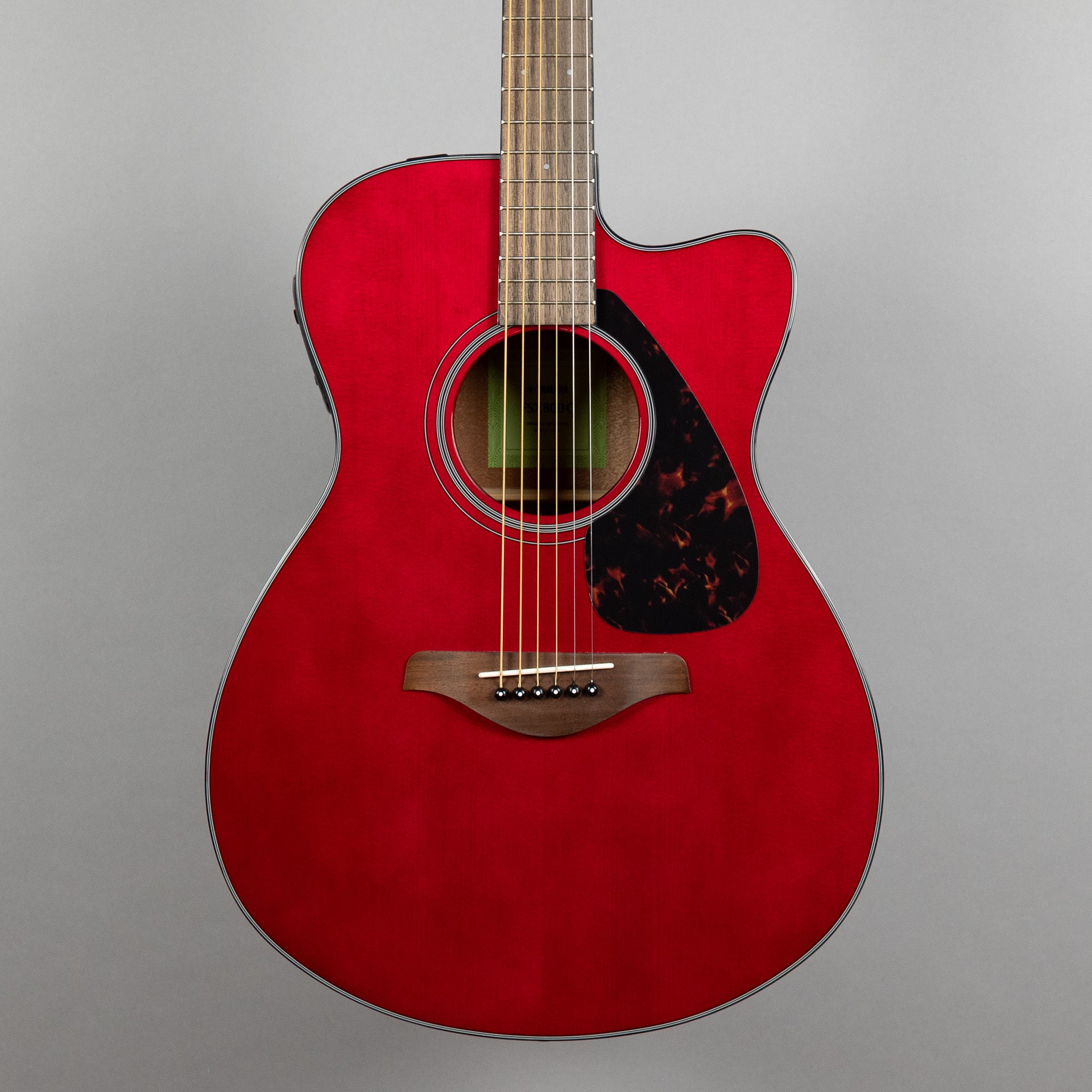 Yamaha FSX800C Acoustic Guitar in Ruby Red – Carlton Music