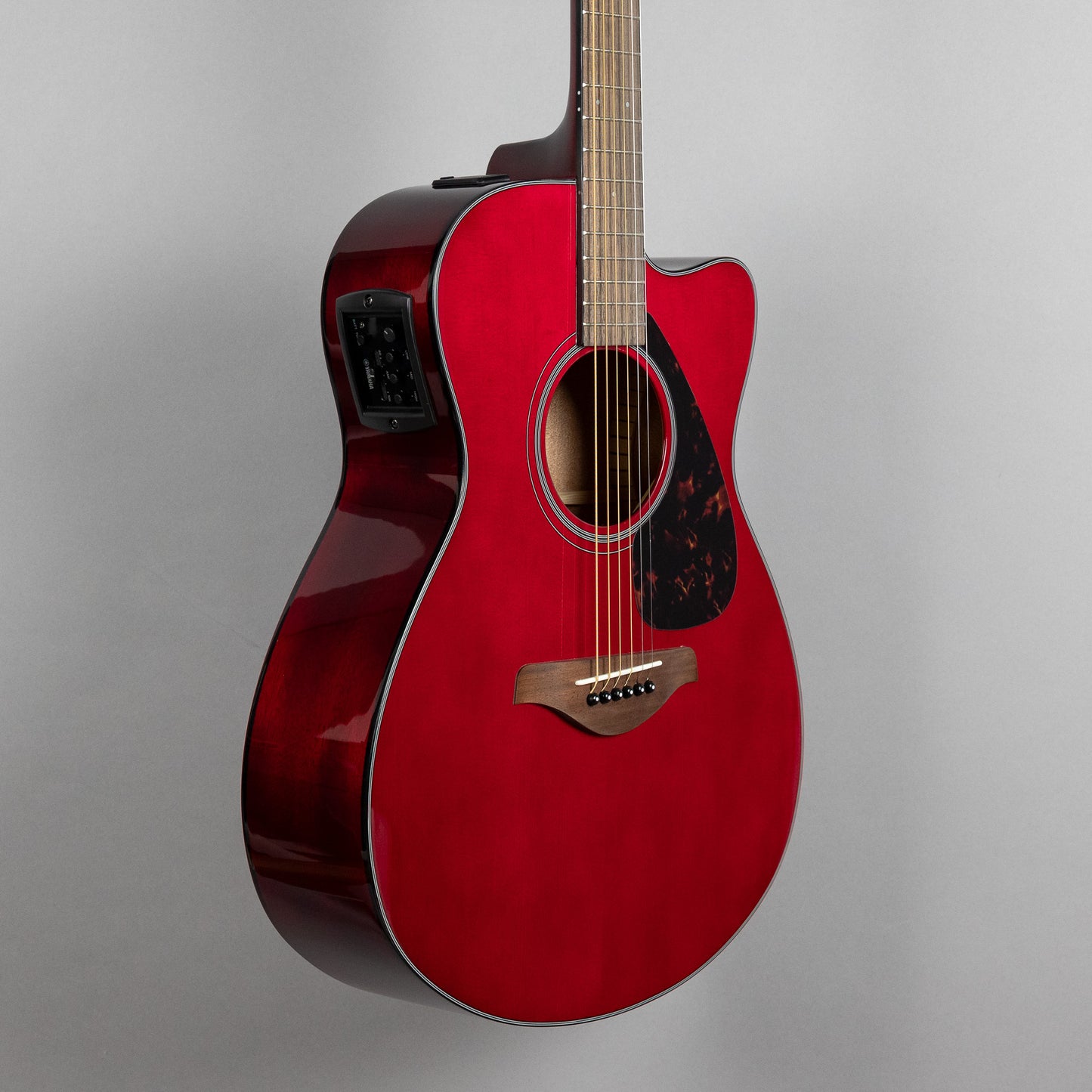 Yamaha FSX800C Acoustic Guitar in Ruby Red