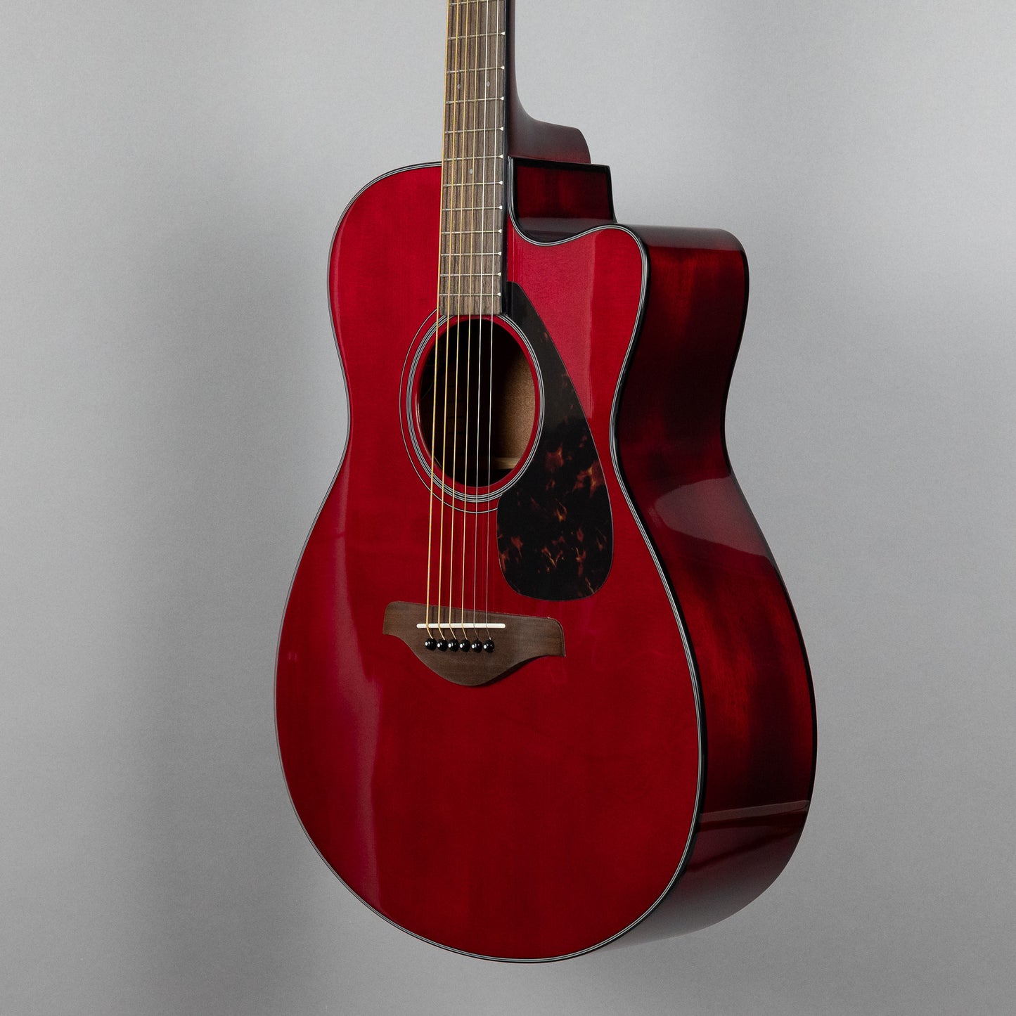 Yamaha FSX800C Acoustic Guitar in Ruby Red