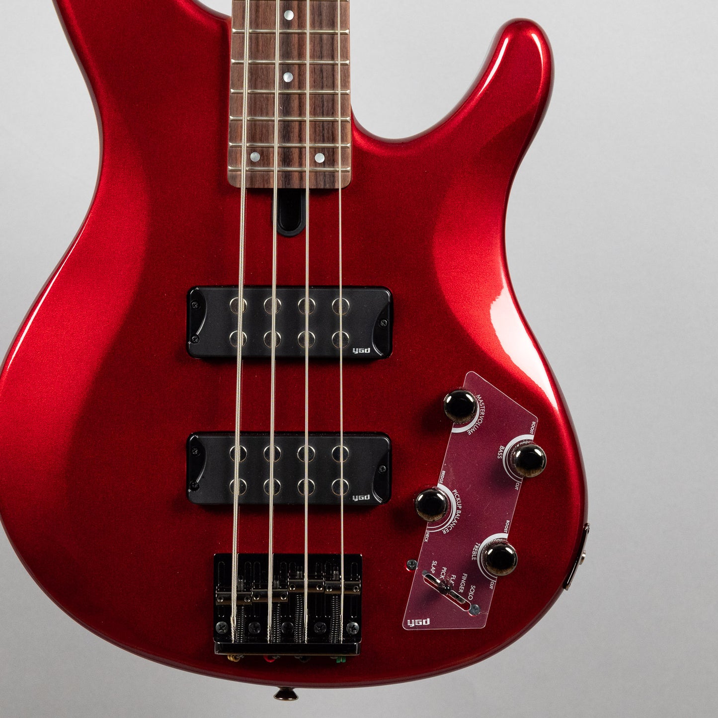 Yamaha TRBX304 4-String Bass Guitar in Candy Apple Red