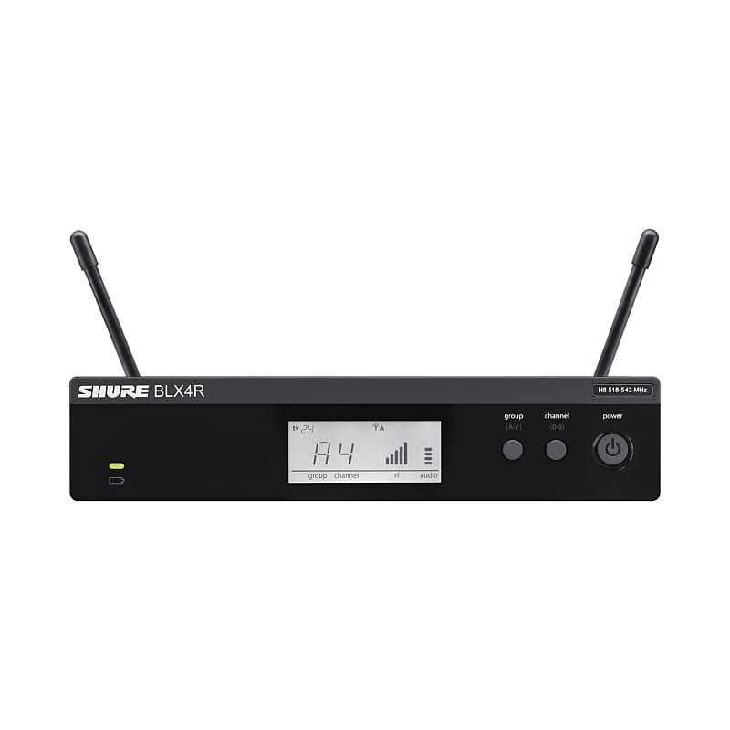 Shure BLX24R/SM58 Wireless Rack-mount Vocal System with SM58, H10 Frequency 542MHz-572MHz