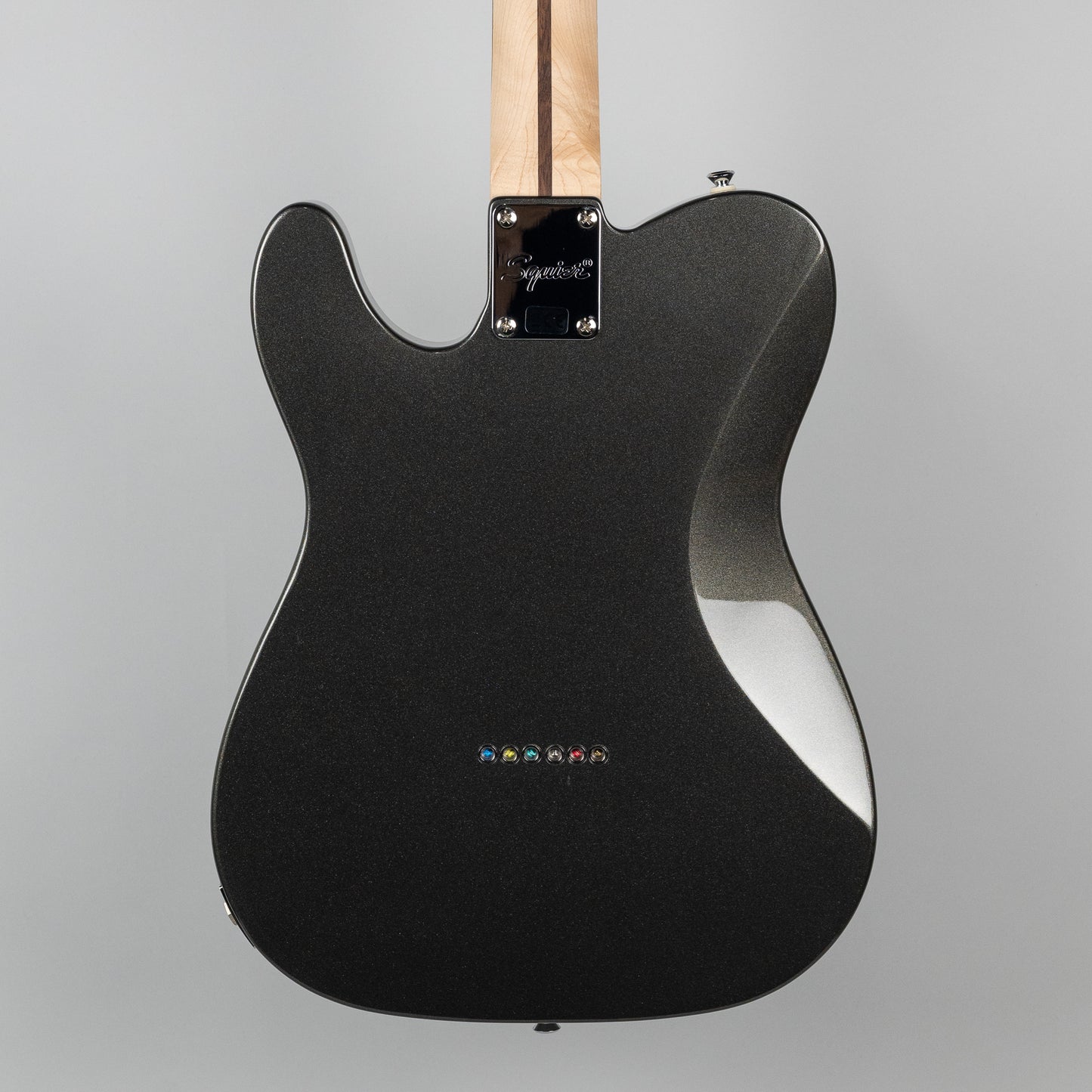 Squier Affinity Series Telecaster Deluxe in Charcoal Frost Metallic