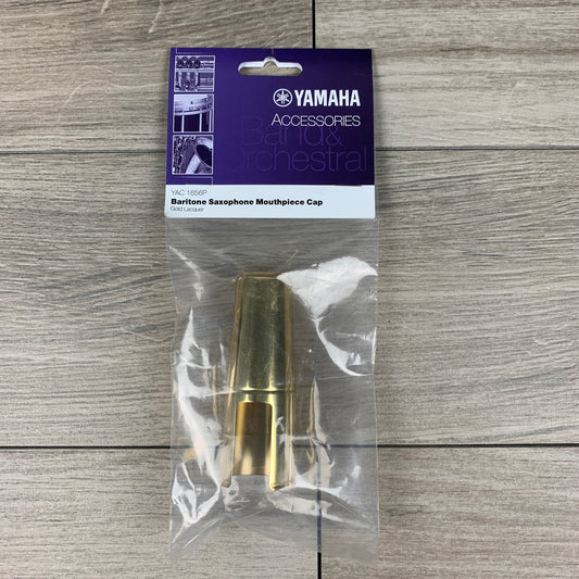 Yamaha Baritone Saxophone Mouthpiece Cap, Gold Lacquer