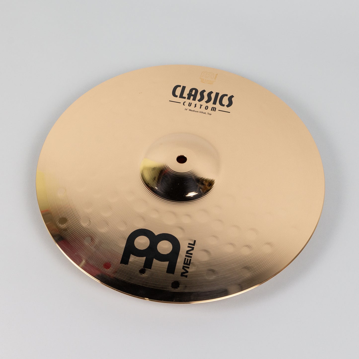 Meinl 14" Classics Custom Medium Hi-Hat (Pair), Brilliant Finish